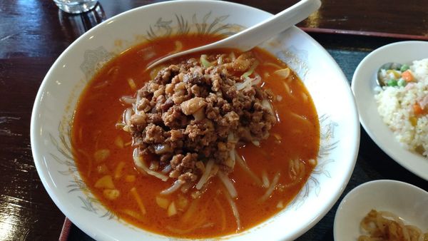 「担々麺(ランチセット)」@常記の写真