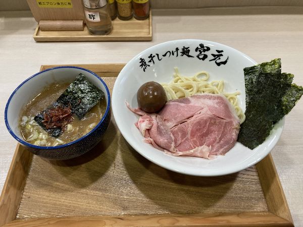 「極濃魚介もりそば」@煮干しつけ麺 宮元の写真