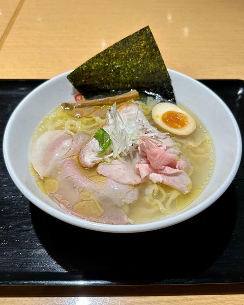 「純麦/お出汁の塩らぁ麺」@#新宿地下ラーメンの写真