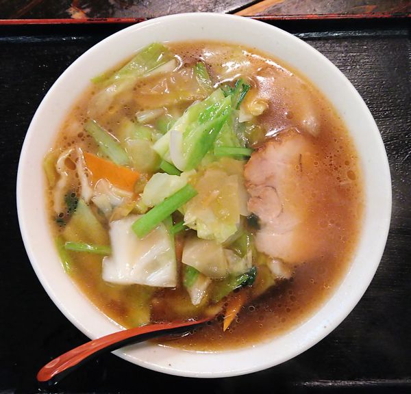 「三鷹らーめん＋ジャンボ餃子」@一圓 三鷹北口店の写真