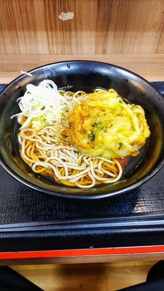 「かき揚げそば」@濱そば 大船店の写真