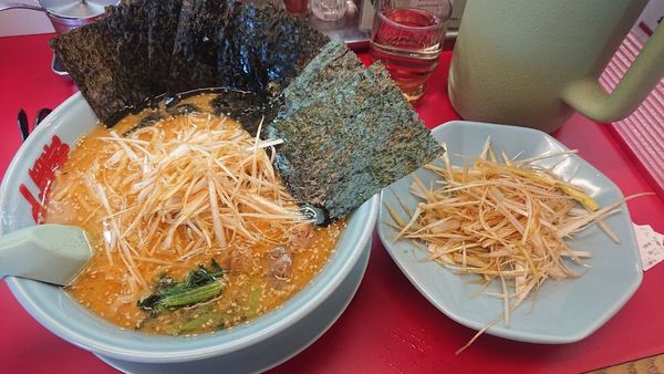 「特製ネギ味噌」@ラーメン山岡家 牛久店の写真