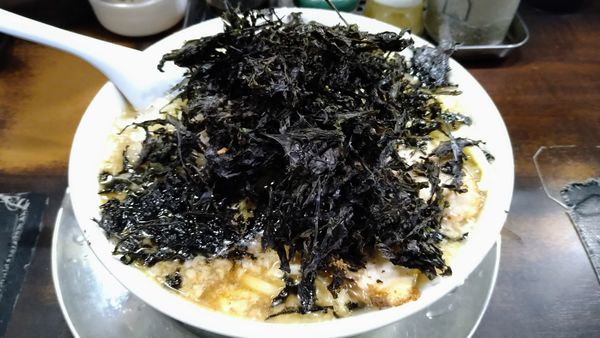 「岩のりらーめん(中油･硬め)」@らーめん潤 蒲田店の写真