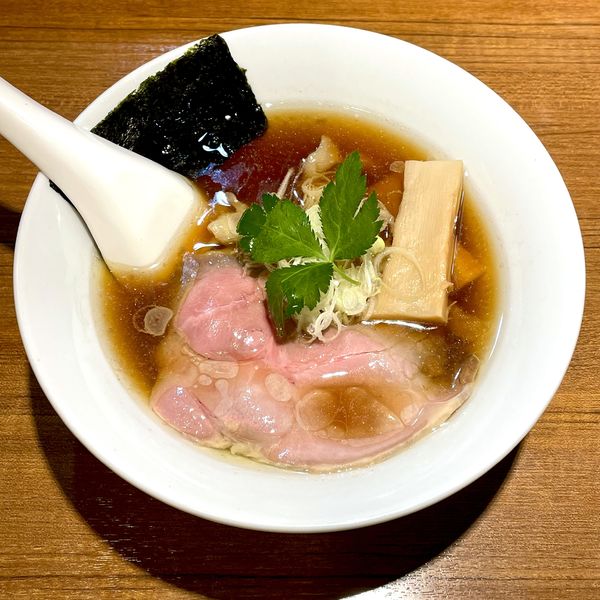 「中華そば 太麺」@寿製麺よしかわ 川越店の写真