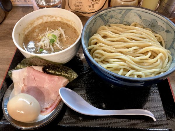 「特製濃厚鶏魚介つけそば(中盛) 1200円」@つけそば九六 龍ケ崎店の写真