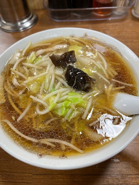 「豚そば（味濃いめ）」@安喜亭 支店の写真