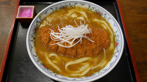 「カツカレーうどん丼」@つり鐘うどんの写真