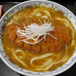 カツカレーうどん丼