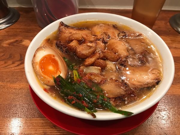 「焼豚ラーメン　ニンニク」@焼豚ラーメン 三條 葛飾店の写真
