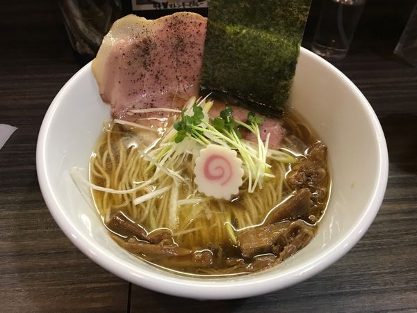 「淡麗醤油＋替玉」@麺屋 煮干と鶏 ひんなの写真