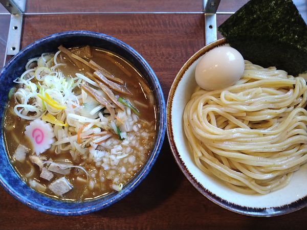 「野菜もりそば＋味玉」@特製もりそば 瑛の写真