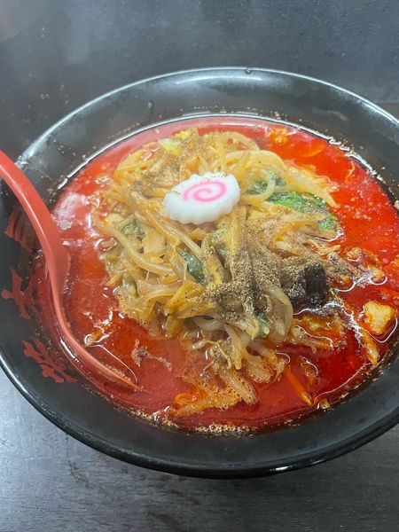 「大辛野菜麺＋山椒」@元祖旨辛系タンメン 荒木屋の写真