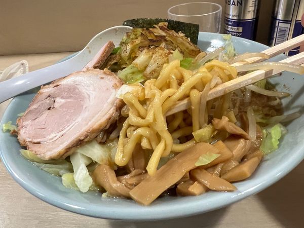 「らーめん＋野菜」@麺通 若林店の写真