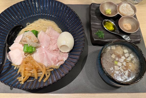 「『特製』帆立の昆布水つけ麺　黒【醤油】」@Tokyo Style Noodle ほたて日和の写真