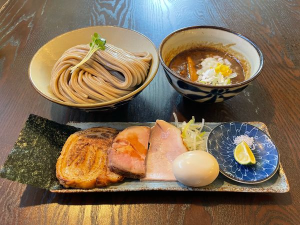 「特製つけ麺 すだちセット」@麺屋みつば＋クローバーの写真