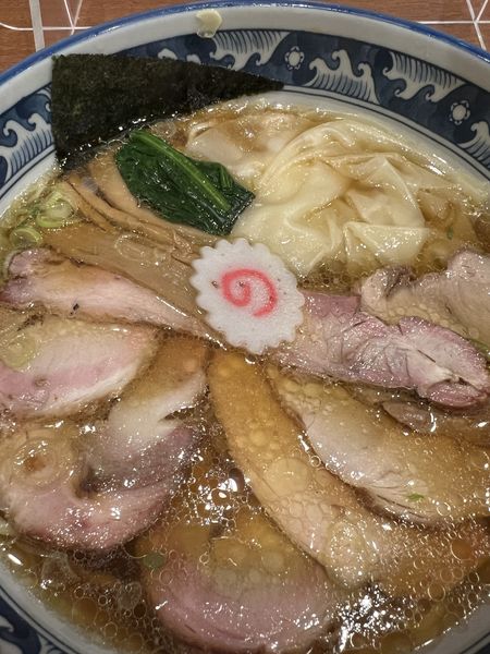 「チャーシューワンタン麺」@白河手打中華そば 大志 ヱビスヤいわき分店の写真