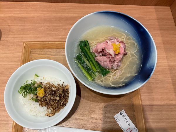 「真鯛ラーメン淡麗＋雑炊」@ラーメンWalkerキッチンの写真