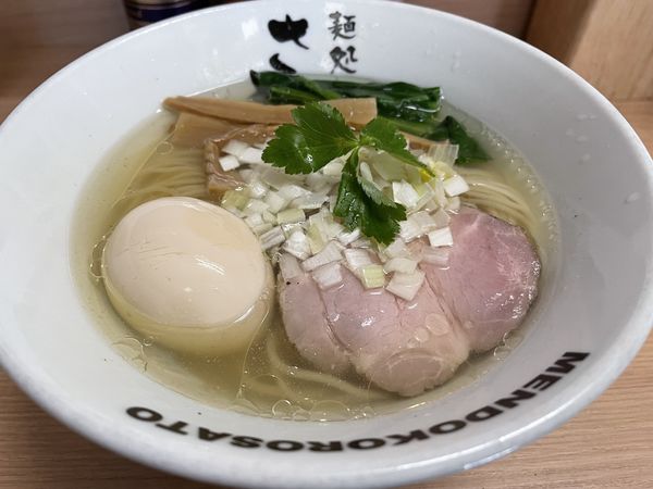 「塩ラーメン820円+味玉」@麺処 さとうの写真