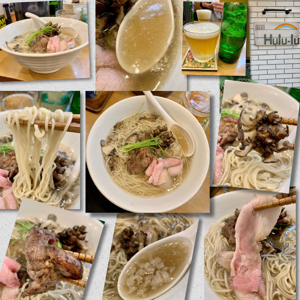 「【大晦日限定】小江戸黒豚とみやざき地頭鶏SOBA1600円」@麺屋 Hulu-luの写真