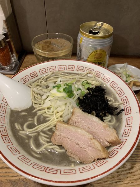 「極濃厚煮干しそば」@煮干中華そば専門 煮干丸の写真