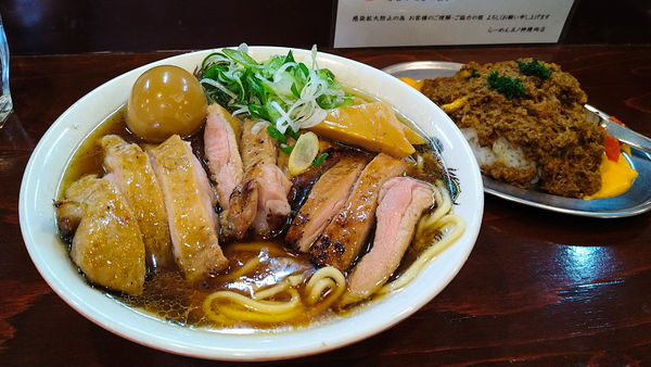 「肉の日限定/肉汁ぶっかけジューシーダック麺　他」@らーめん 五ノ神精肉店 煮干し編の写真