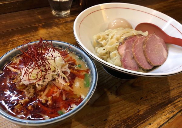 「味玉辛味噌つけ麺」@東京味噌らーめん 鶉の写真