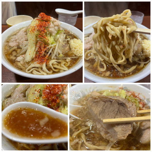 「ラーメン 870円ニンニクアブラ ゆずぽんたまご 100円」@D麺の写真