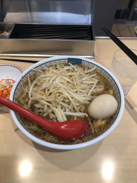 「煮卵もやしラーメン」@どうとんぼり神座 心斎橋店の写真