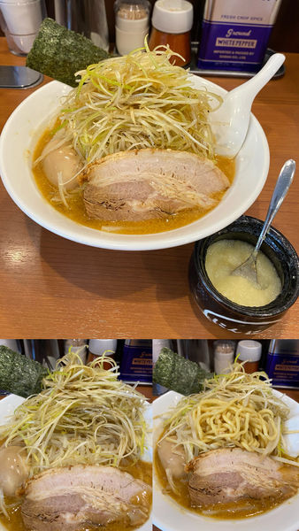 「ネギ味噌ラーメン¥1000 & 味玉¥100」@中華そば 七麺鳥の写真