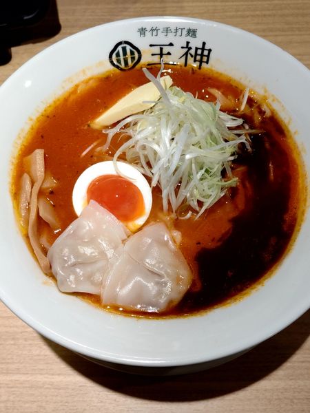 「チリトマヌードル　1200円」@青竹手打麺 王神の写真