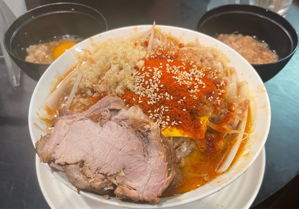 「冬季限定ジンジャー辛味噌ラーメン2辛」@道の途中の写真