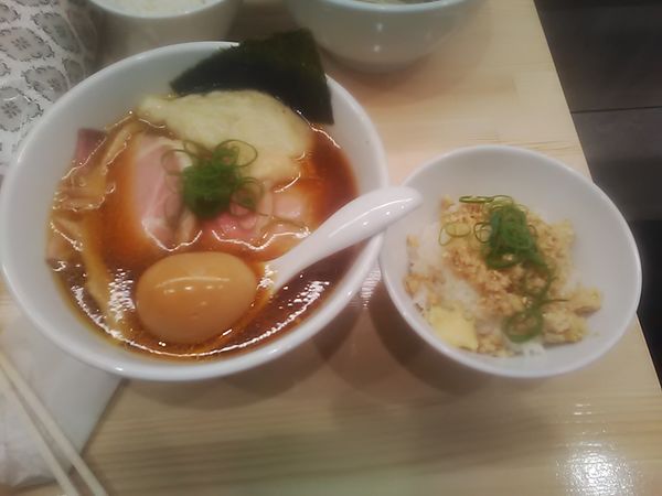 「特製ワンタン中華そば 1200円」@らーめん・餃子 ひしお亭の写真