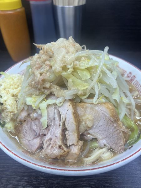 「小ラーメン　ヤサイニンニクアブラ」@ラーメン二郎 川越店の写真