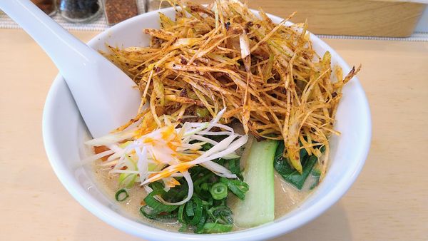 「五香担々麺＋赤辛ねぎ」@ラーメン屋 つるんの写真