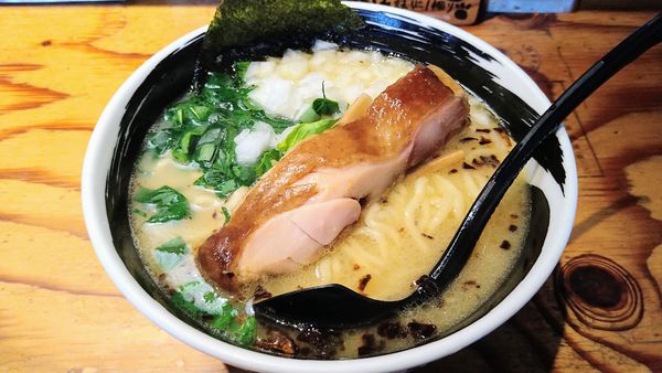 「こく塩そば(大)」@麺場 浜虎 横浜店の写真