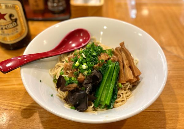 「とろ肉まぜそば（小）¥800」@しなそば 天味の写真