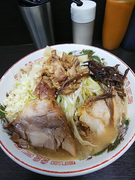 「ラーメン少なめ味ネギ」@ラーメン二郎 川越店の写真