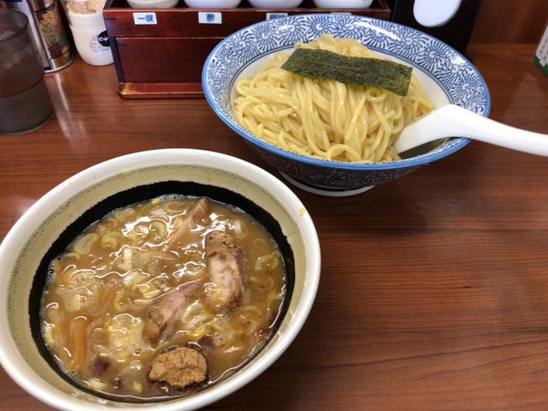 「つけ麺大盛り　角チャーシュー」@ちょっと美味しい中華食堂 大門の写真