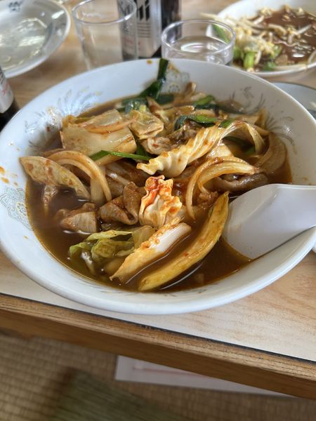 「もつラーメン」@将来軒の写真