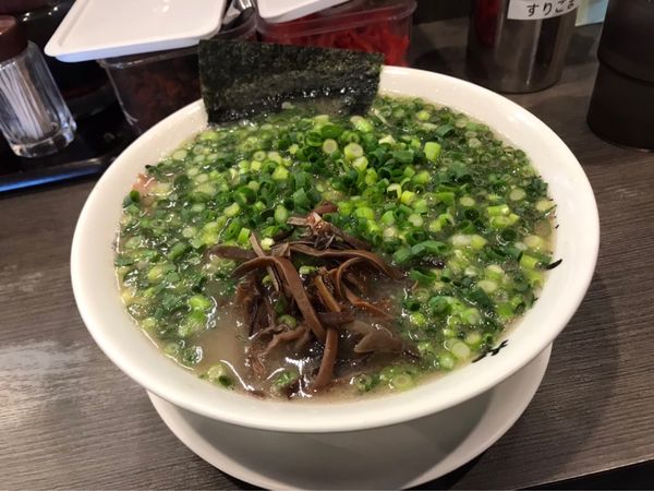 「ねぎらーめん」@博多長浜らーめん いっきの写真