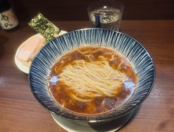 「醤油蕎麦（固め￥900）＋チューハイ（￥350）」@東京浅草 つけ蕎麦 井草の写真