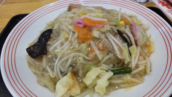 「長崎皿うどん730円」@長崎ちゃんぽん リンガーハット 柏松ヶ崎店の写真