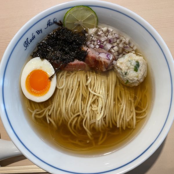 「淡麗煮干しらーめん（醤油）950円」@中華蕎麦 あお木 secondの写真