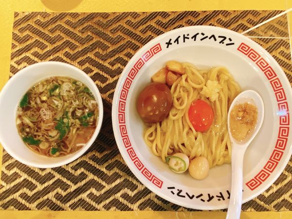 「ヘブン盛り艶つけ麺:1,200円」@メイドインヘブンの写真