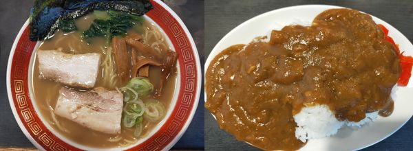 「トンコクラーメン750円+カレーライス無料」@ラーメン珍珍珍 鶴見店の写真