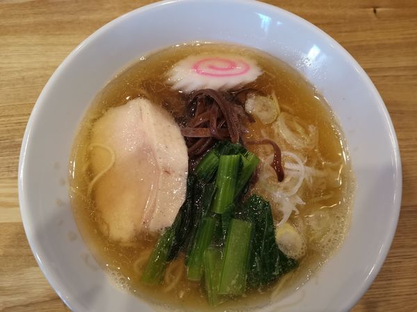 「にぼしそば塩」@Noodles Labo 香蕎庵の写真