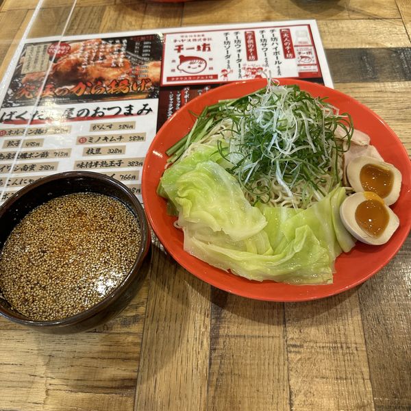 「つけ麺特盛　味玉トッピング　値段忘れた」@廣島つけ麺本舗 ばくだん屋 ekie広島店の写真