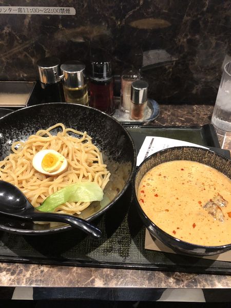 「胡麻味噌坦々つけ麺」@麺匠 竹虎 新宿店の写真