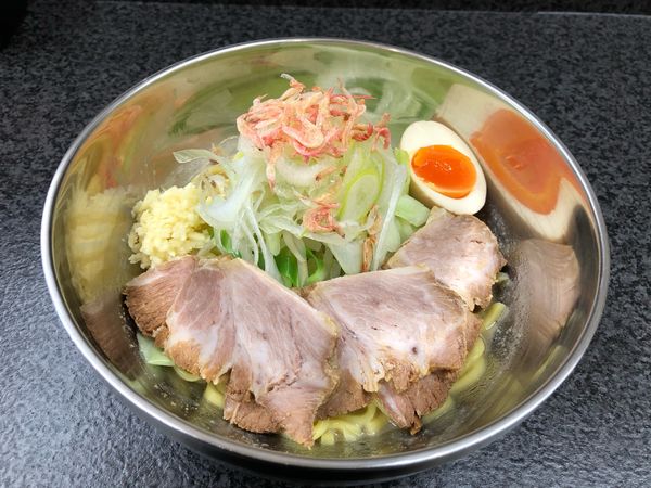 「海老塩汁なし」@らーめん 汁なし 兄貴んちの写真