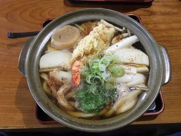 「鍋焼きうどん」@そば処 正木庵の写真